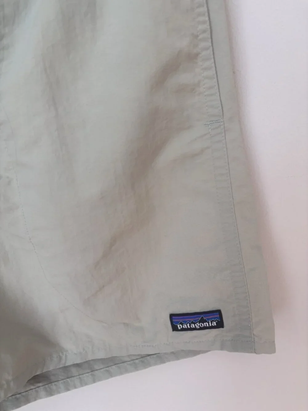 Patagonia Mens Size Large Baggies Swim Trunks Shorts Sage Green 5